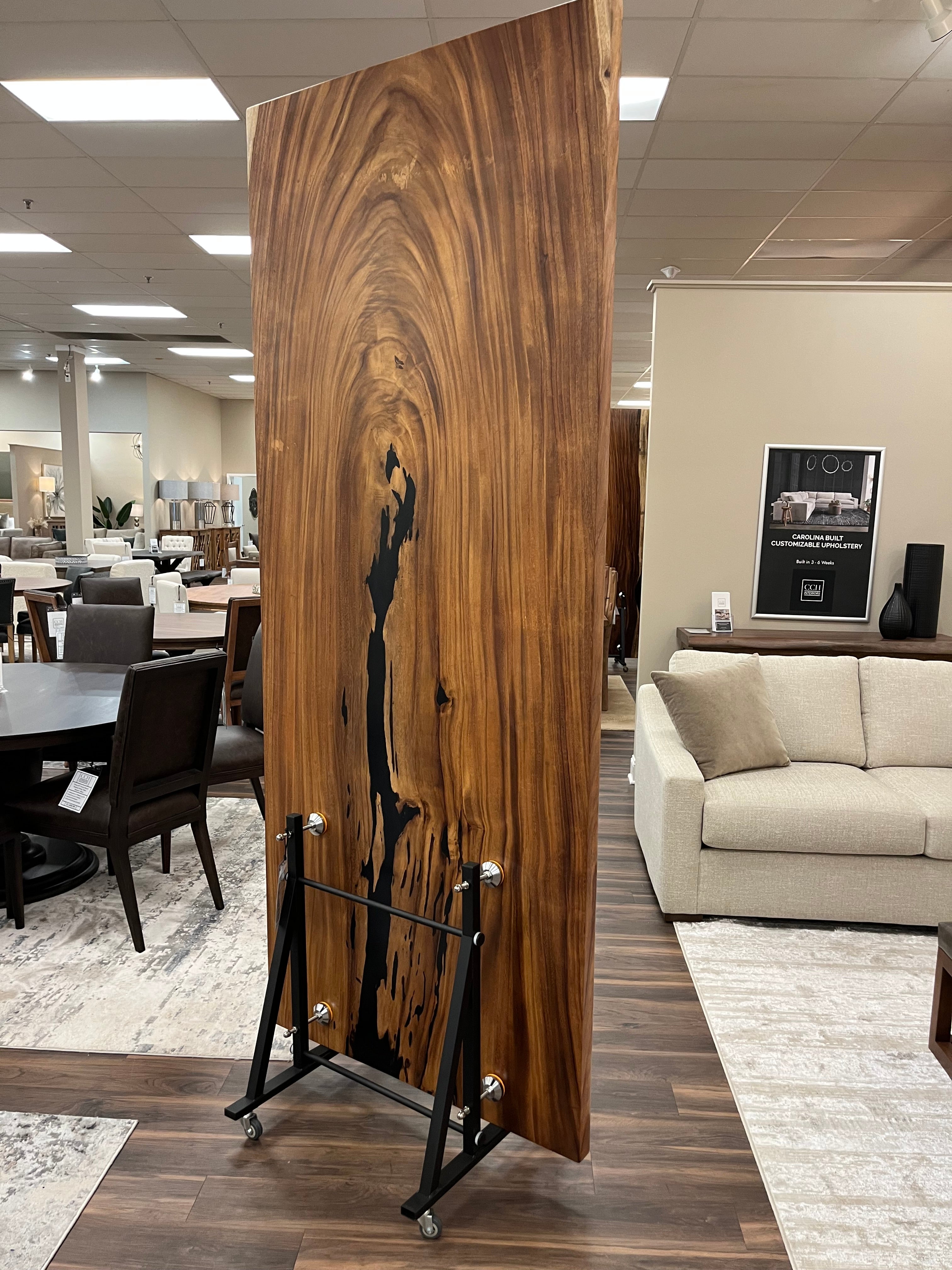 Avellanas 96" Guanacaste Live Edge Dining Table - Natural- SN444