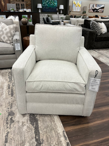 Berkshire 34" Swivel Chair - Crypton Oyster