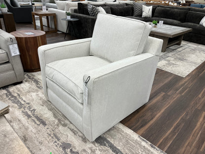 Berkshire 34" Swivel Chair - Crypton Oyster