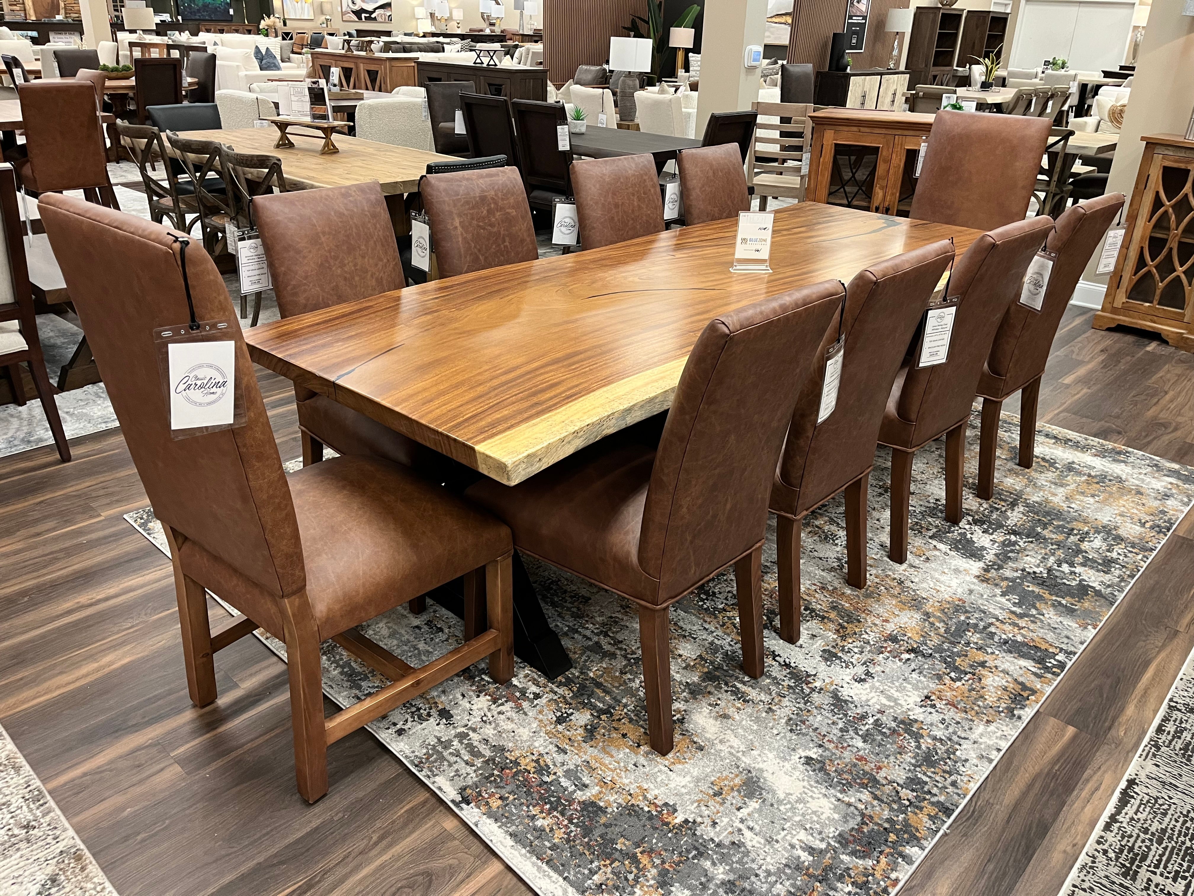 Nicoya 108" Guanacaste Live Edge Dining Table - Natural - SN461