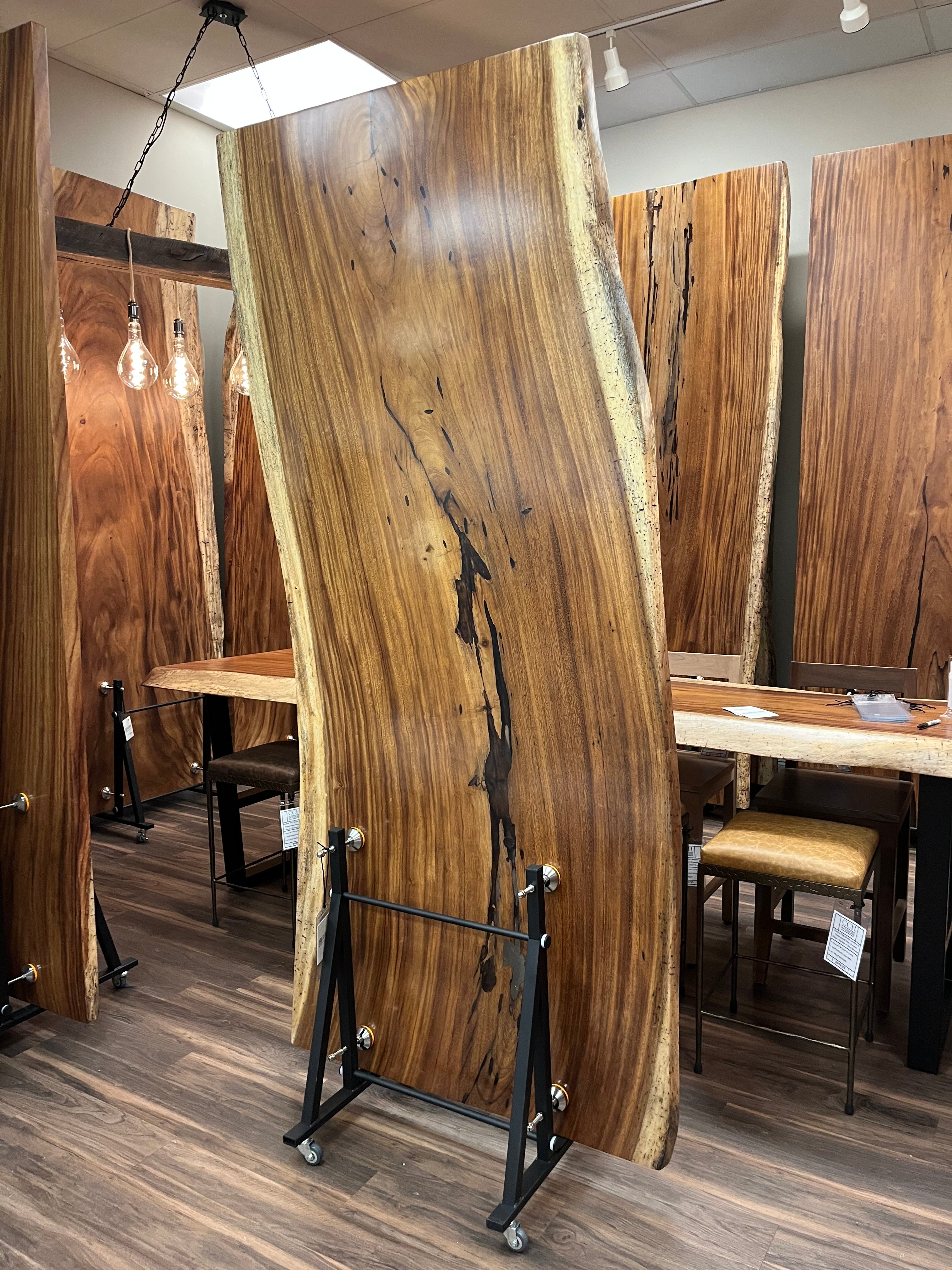 Nicoya 96" Guanacaste Live Edge Dining Table - Natural - SN513