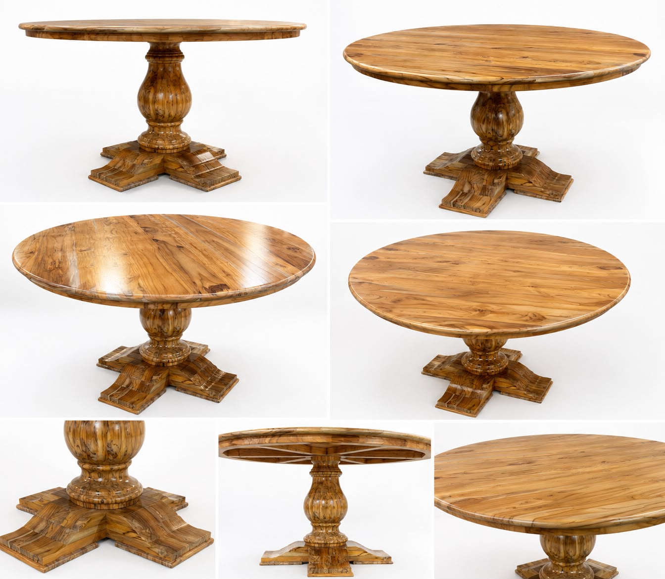Kristoff 60" Teak Round Dining Table - Timeless Teak