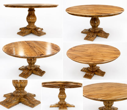 Kristoff 60" Teak Round Dining Table - Timeless Teak