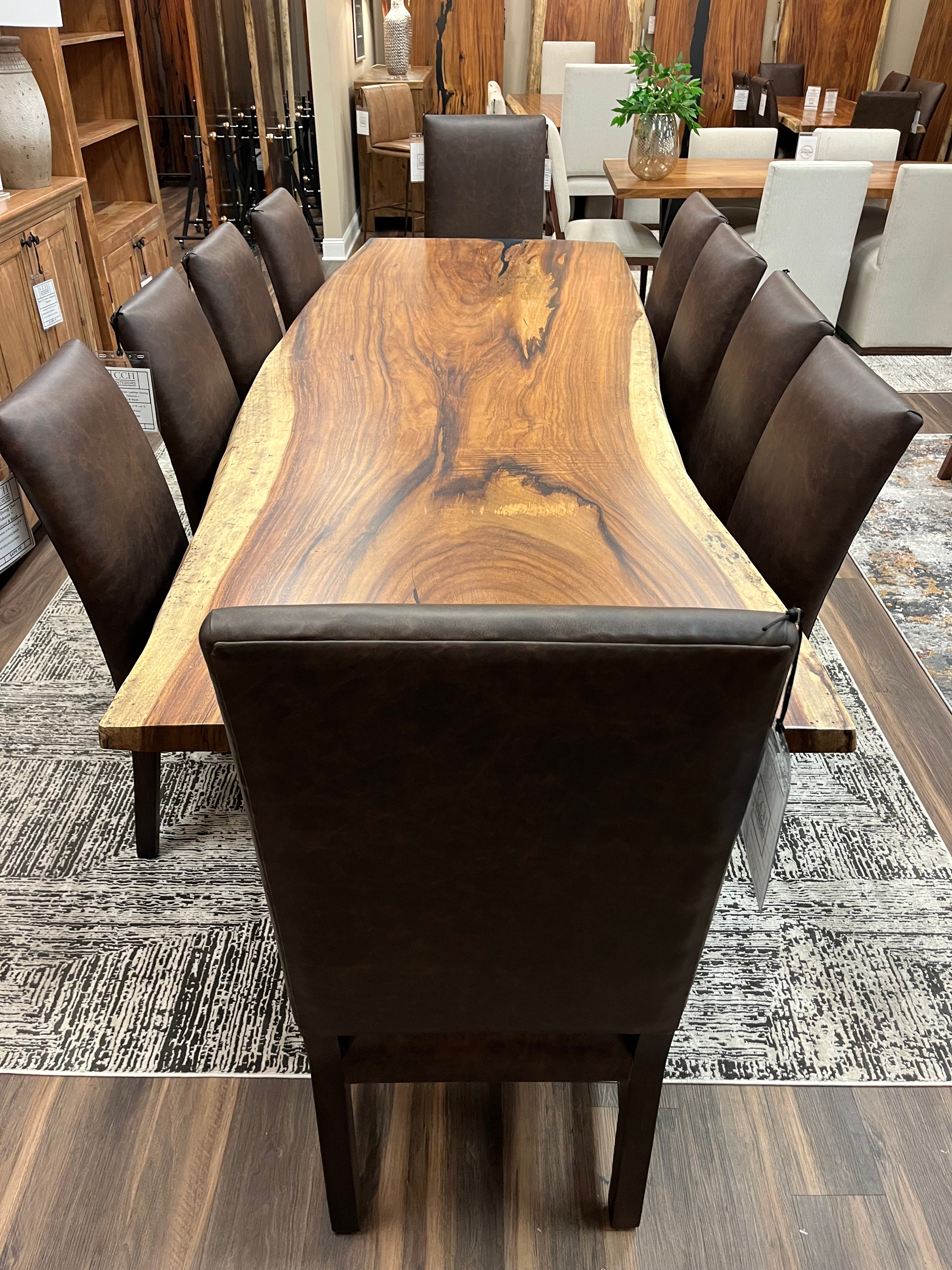 Nicoya 120" Guanacaste Live Edge Dining Table - Natural - SN457