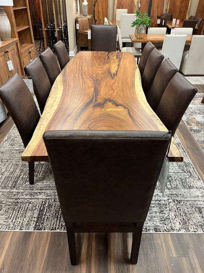 Nicoya 120" Guanacaste Live Edge Dining Table - Natural - SN457