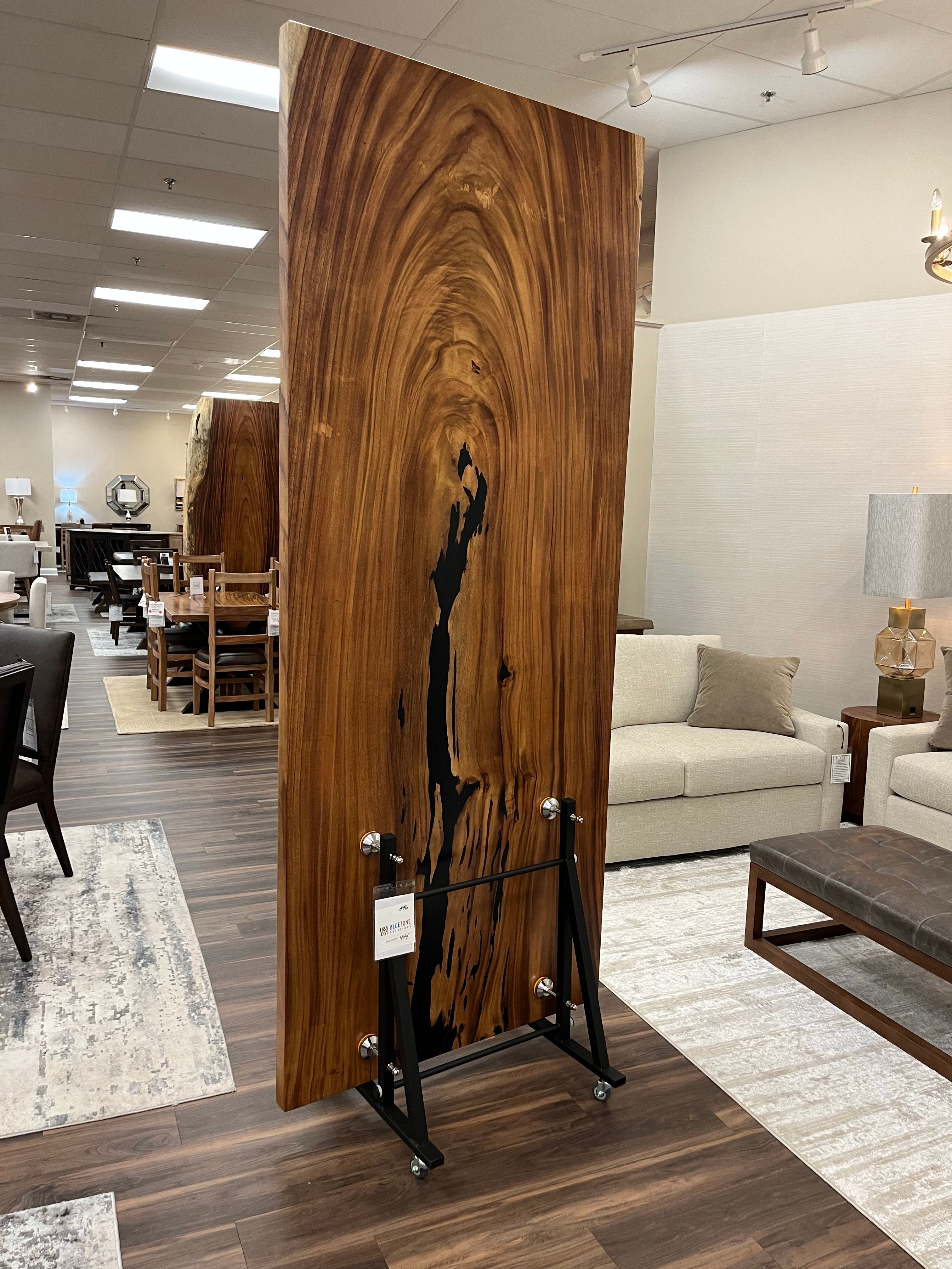 Avellanas 96" Guanacaste Live Edge Dining Table - Natural- SN444