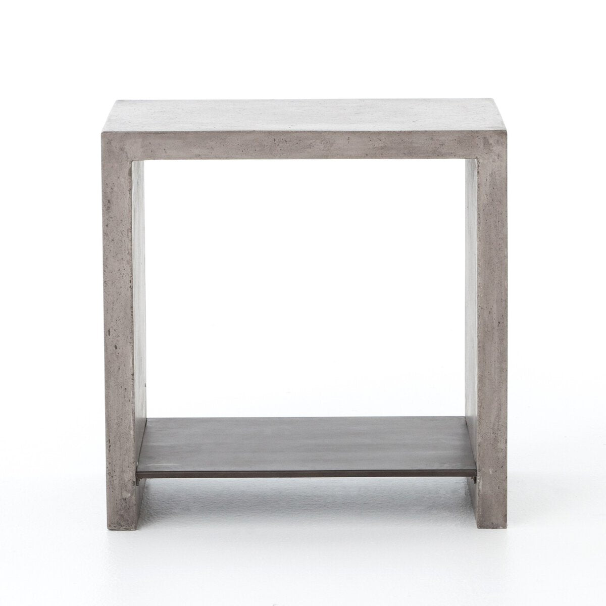 Tavren 22" Square End Table - Dark Grey