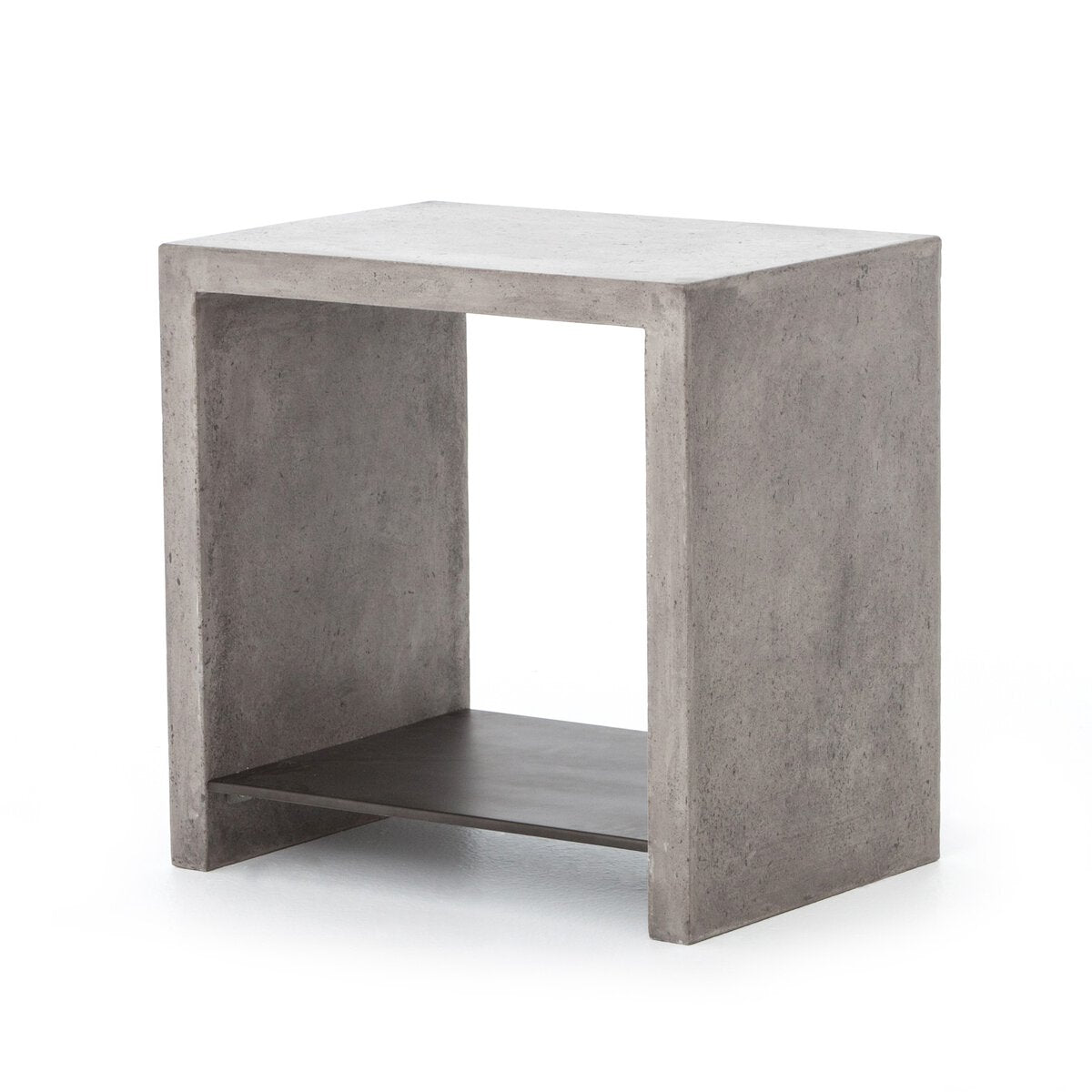 Tavren 22" Square End Table - Dark Grey