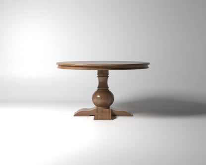 Marcia 53" Round Dining Table - Woodland