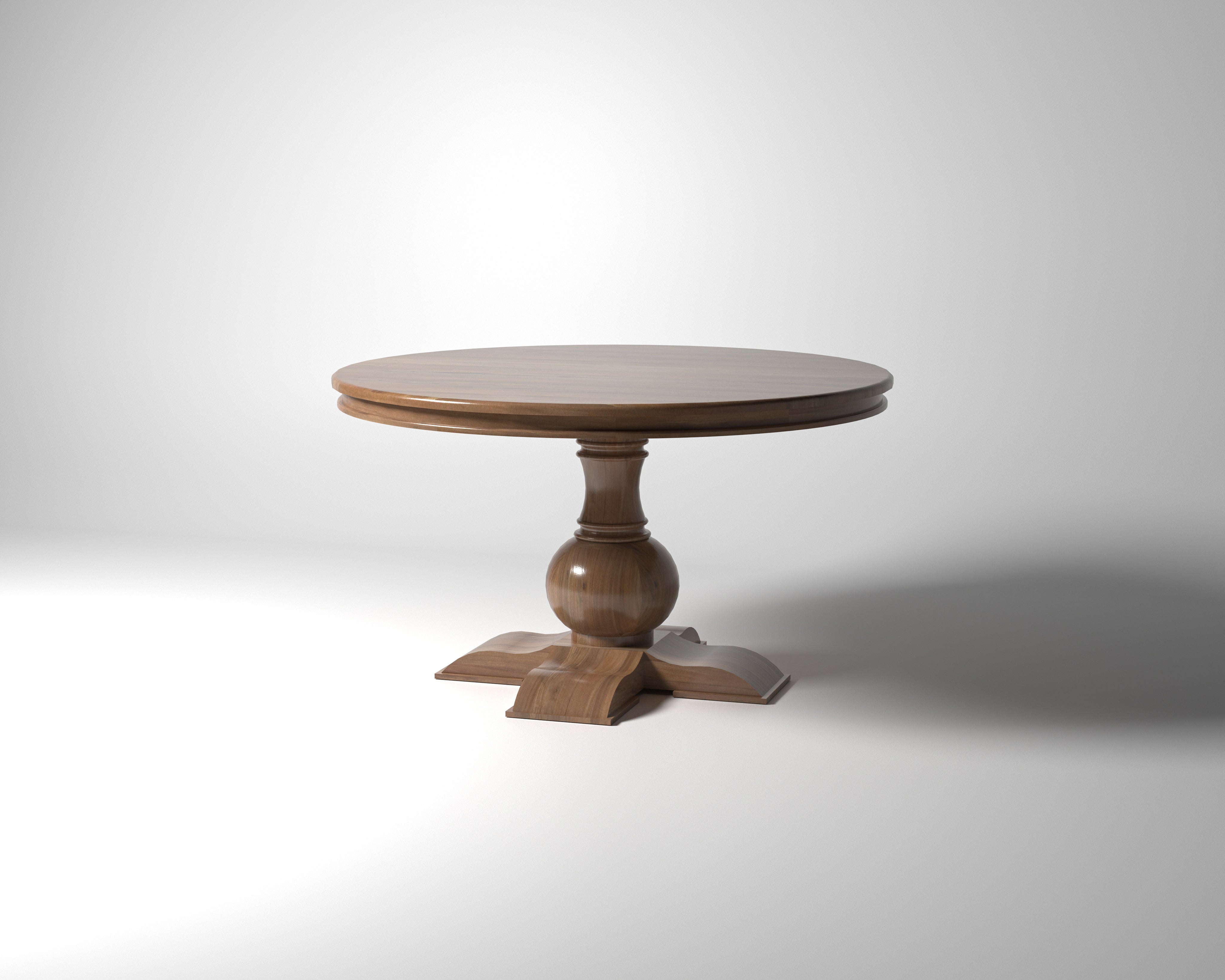 Marcia 53" Round Dining Table - Woodland