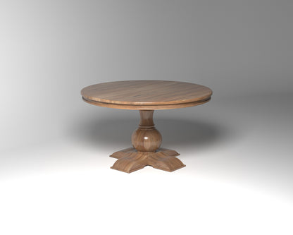 Marcia 53" Round Dining Table - Woodland