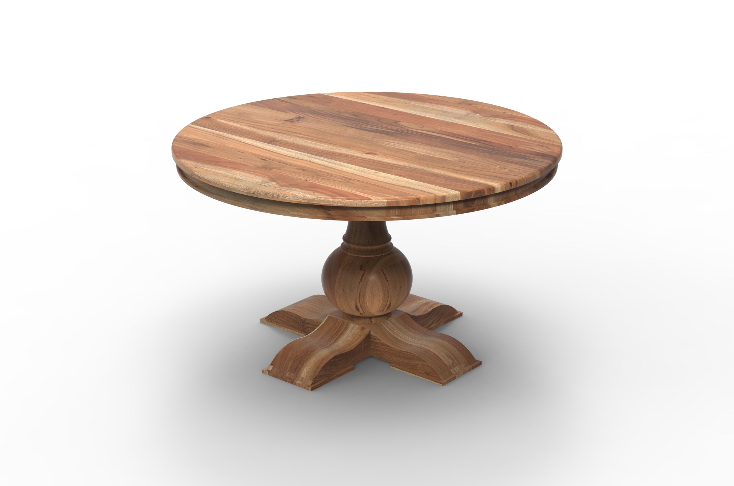 Marcia 53" Round Dining Table - Honeycomb