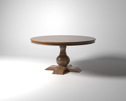 Marcia 60" Round Dining Table - Woodland