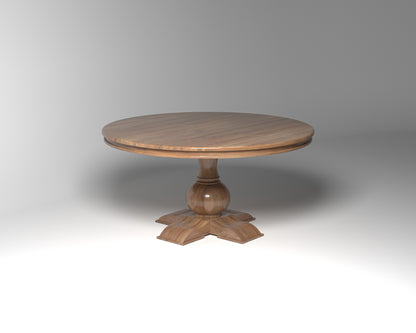 Marcia 60" Round Dining Table - Woodland