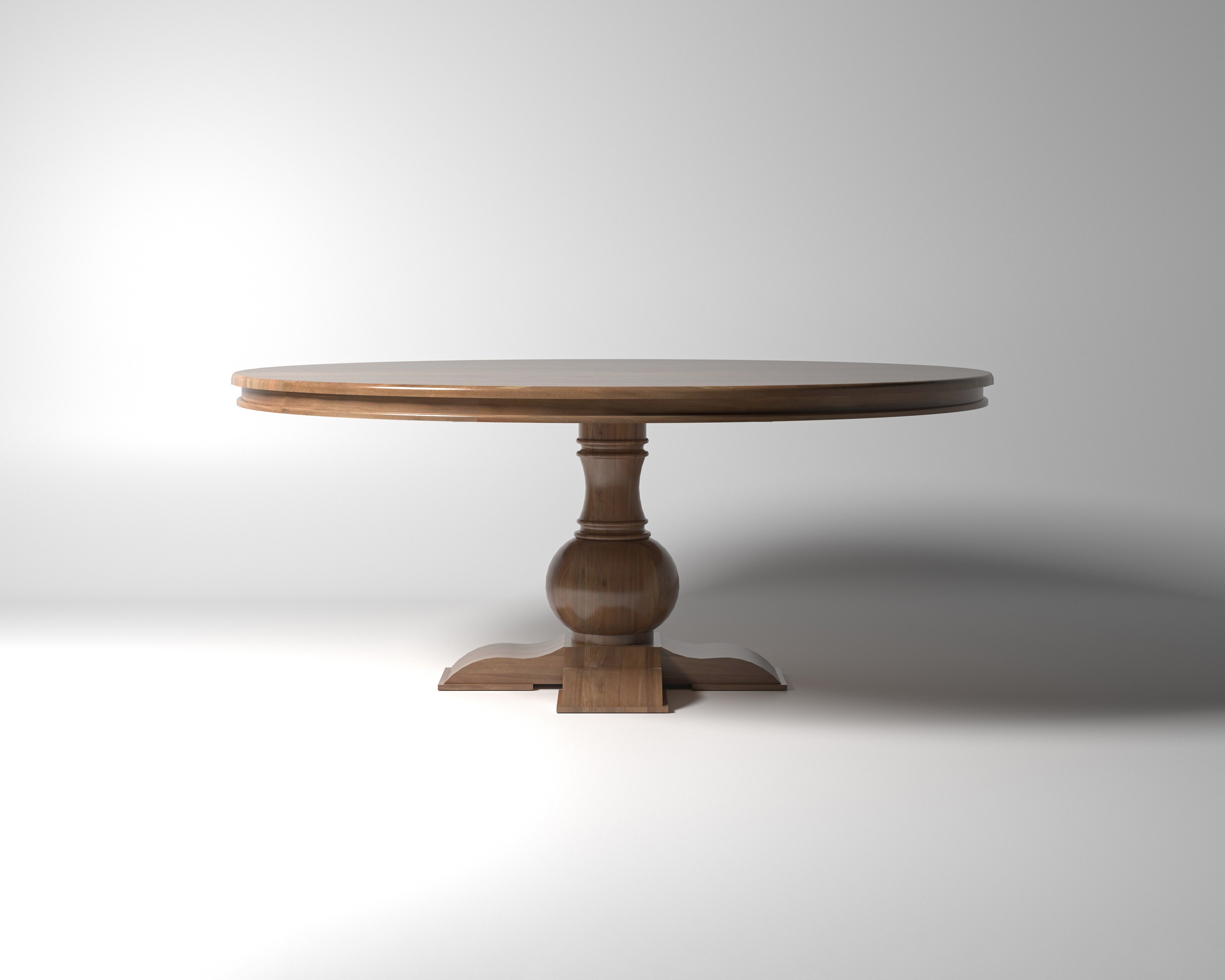 Marcia 72" Round Dining Table - Woodland