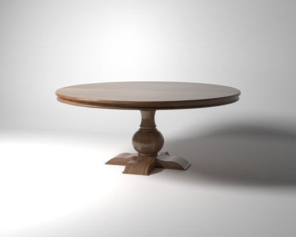Marcia 72" Round Dining Table - Woodland