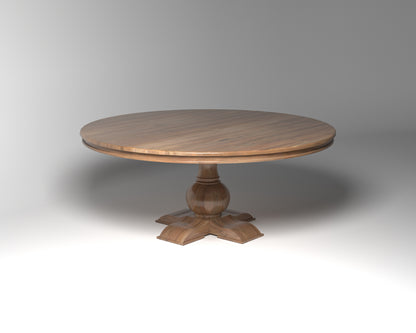 Marcia 72" Round Dining Table - Woodland