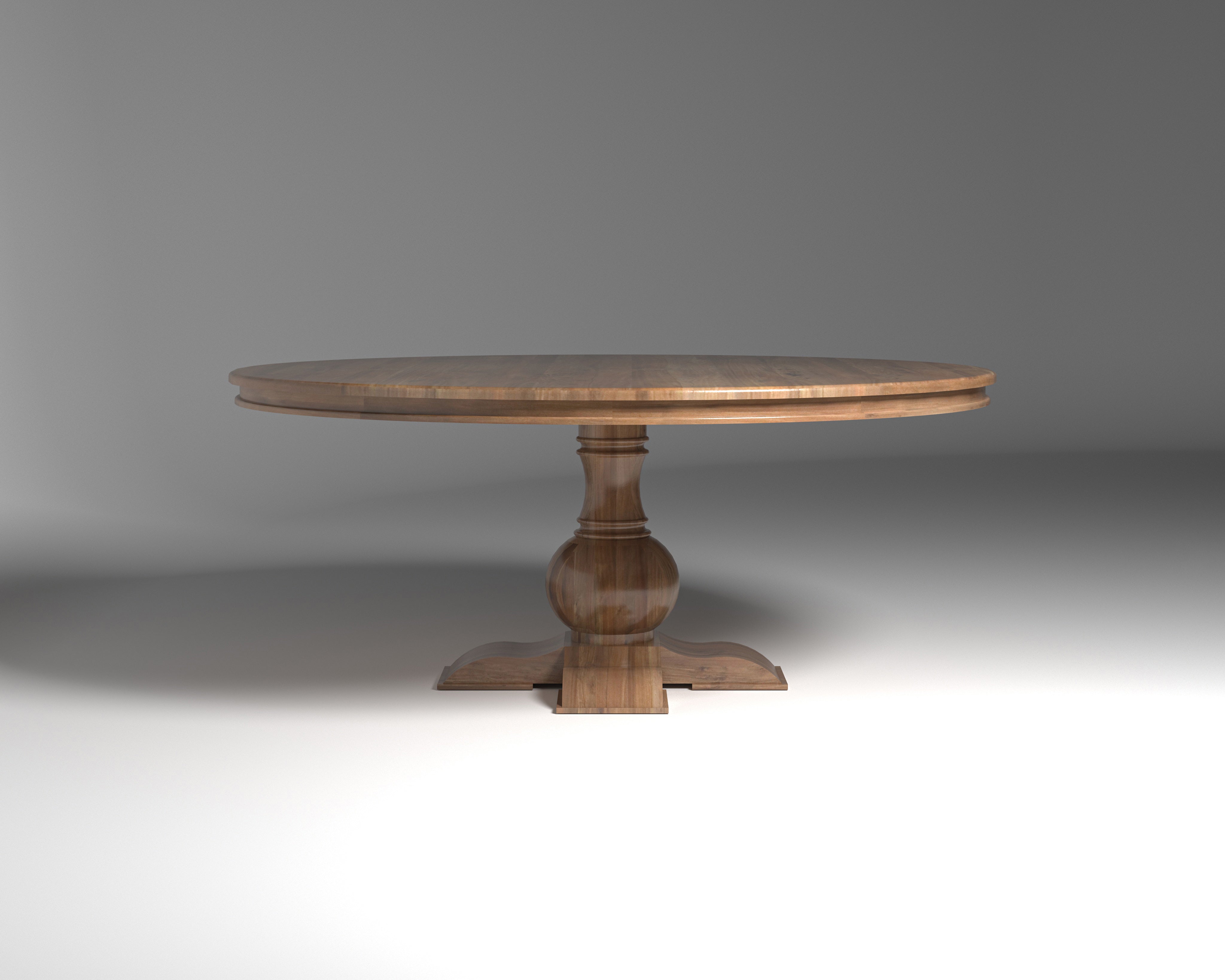 Marcia 72" Round Dining Table - Woodland