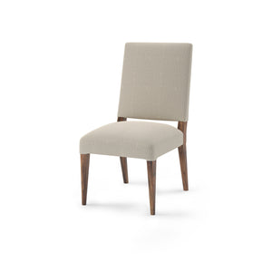 Willis Dining Chair -  Performance Ecru + Natural + Smoke