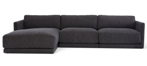 Darius 137" Three Piece Modular Sofa + Chaise