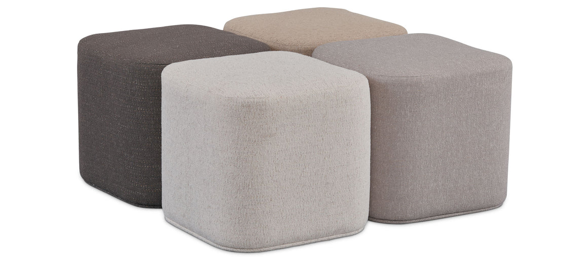 Amy Express Ship 19" Customizable Ottoman