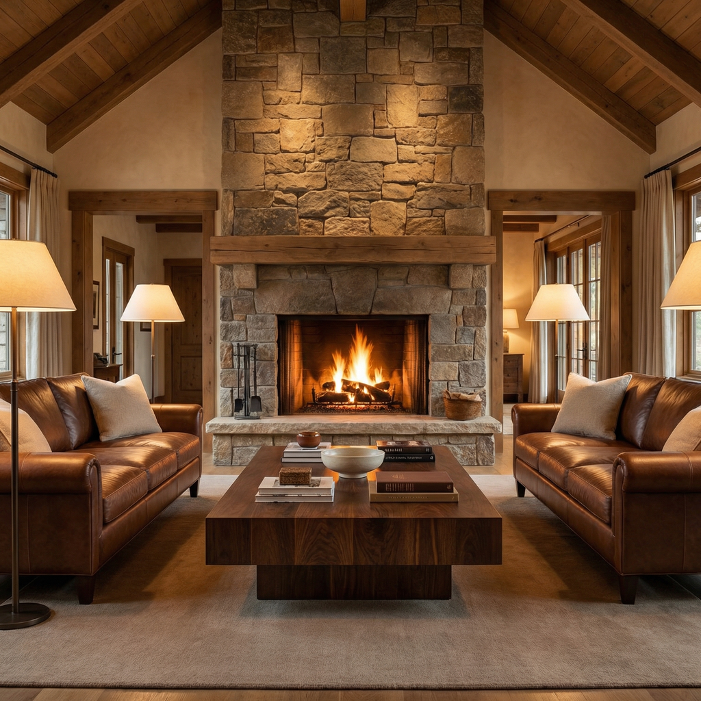 Zoya 67" Mahogany Coffee Table - Tuscan Brown