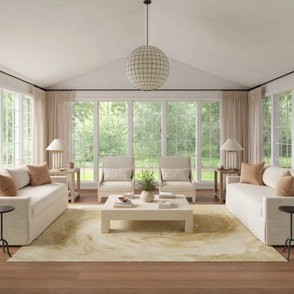 Fleur Area Rug - Beige Ivory