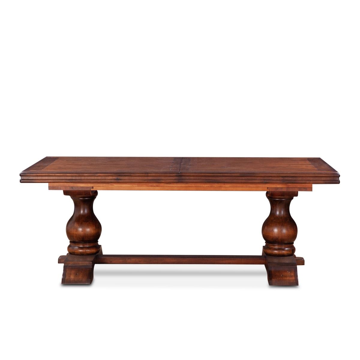 Sicily 84" - 106" - 128" Extension Dining Table - Chestnut