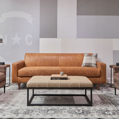 Bradley 44" Metal Frame Ottoman Coffee Table