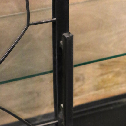 Solis 80" 4 Door Sideboard - Black