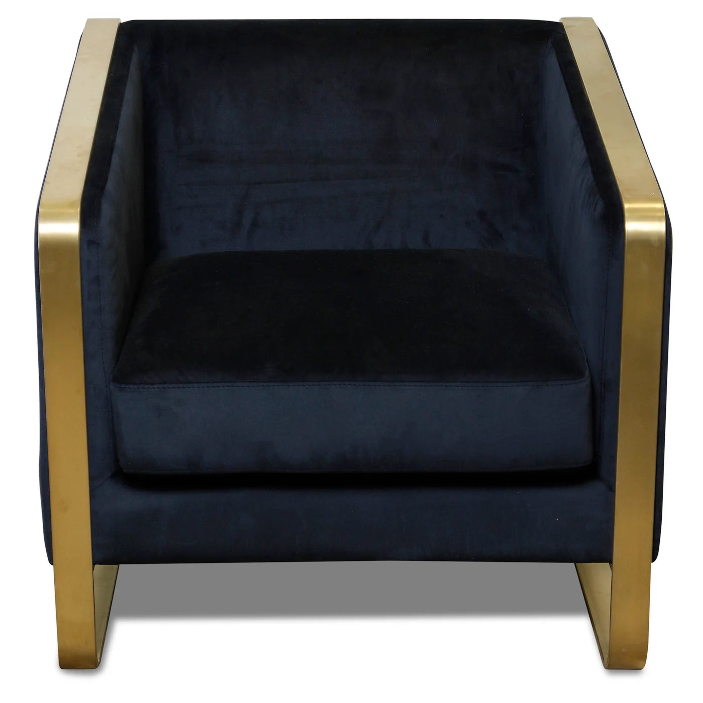 Jules 32" Accent Chair - Black Velvet