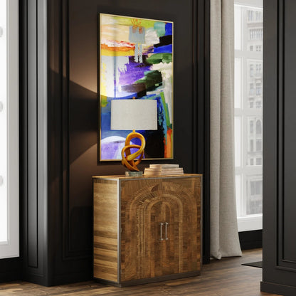 Ryan 40" 2 Door Cabinet - Walnut