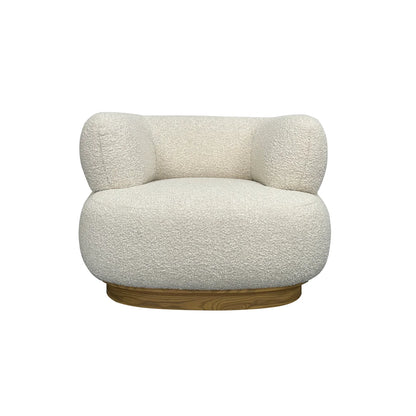 Goldie 36" Occasional Chair - Cream Boucle