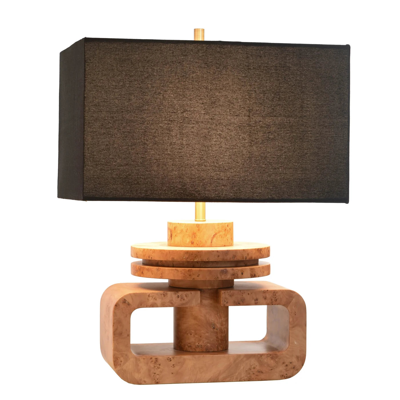 Junia Table Lamp - Natural Burl