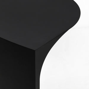 Cosima Metal 16" Accent Table Black