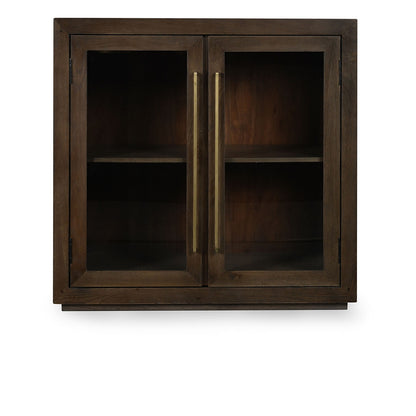 Beckett Oak Wood 2Dr Cabinet - Brown