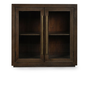 Beckett Oak Wood 2Dr Cabinet - Brown