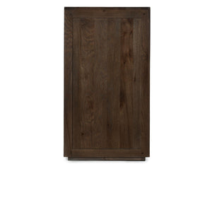 Beckett Oak Wood 2Dr Cabinet - Brown