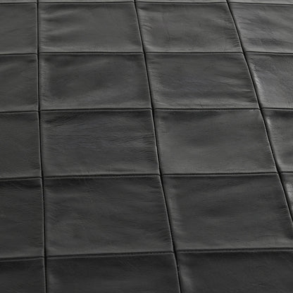 Marco 28" Leather Bench - Black