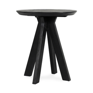 Remus Wood 32" Round Counter Table - Black