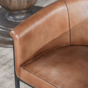 Hecate Leather Dining Chair