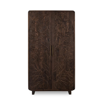 Athens 42" Tall 2 Door Cabinet - Brown