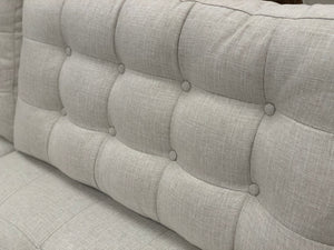 Josh Quick Ship Tufted 85" Sofa - Uptown Ivory - Classic Carolina Home