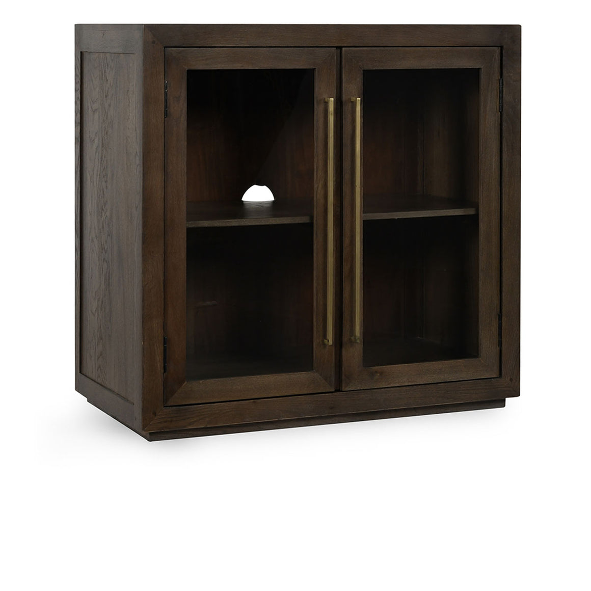 Beckett Oak Wood 2Dr Cabinet - Brown