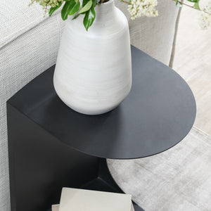 Cosima Metal 16" Accent Table Black