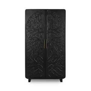 Athens Tall Cabinet - Black