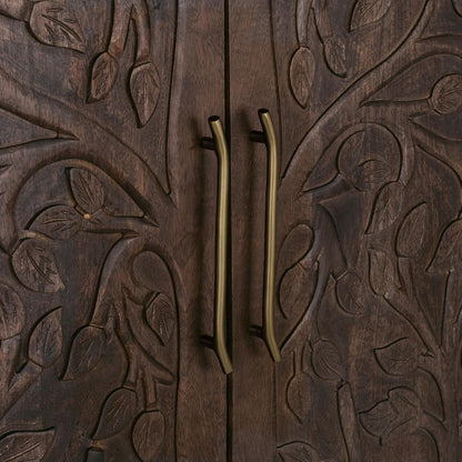 Athens 42" Tall 2 Door Cabinet - Brown