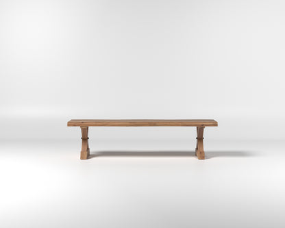 Nathan 72" Live Edge Dining Bench - Honeycomb