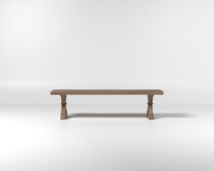 Nathan 72" Live Edge Dining Bench - Woodland