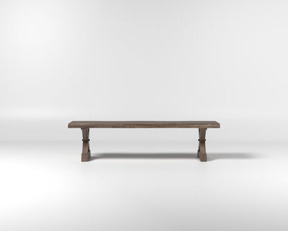 Nathan 72" Live Edge Dining Bench - Tempest